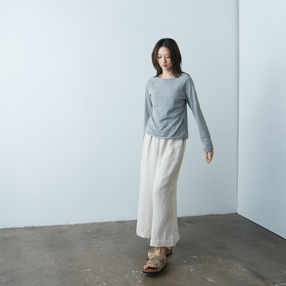 拉克蘭袖長袖上衣 - 酒紅 第9張的照片