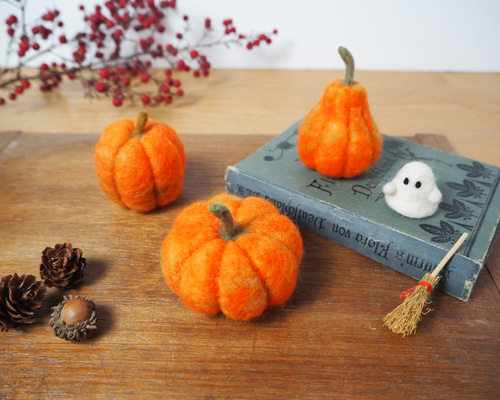 オレンジ カボチャ 50個セット ハロウィン装飾用 オレンジ カボチャ 50個セット ハロウィン装飾用