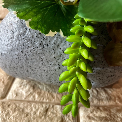 光触媒 人工観葉植物 ウォールグリーン フェイクグリーン 石シー