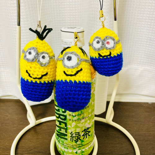 ミニオン ストラップ あみぐるみ 沙希 通販 18300371｜Creema(クリーマ)
