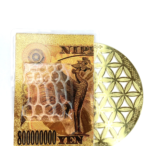 両面仕立✨8億円札✨右側✨鳳凰✨縁起✨財布✨白蛇の脱け殻