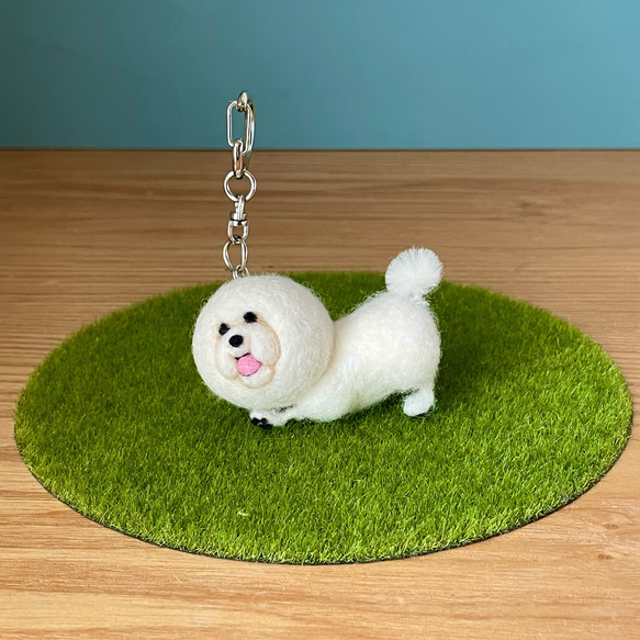 羊毛フェルト　ビジョンフリーゼ Amazon | 羊毛フェルト ビションフリーゼ ハロウィン | 羊毛