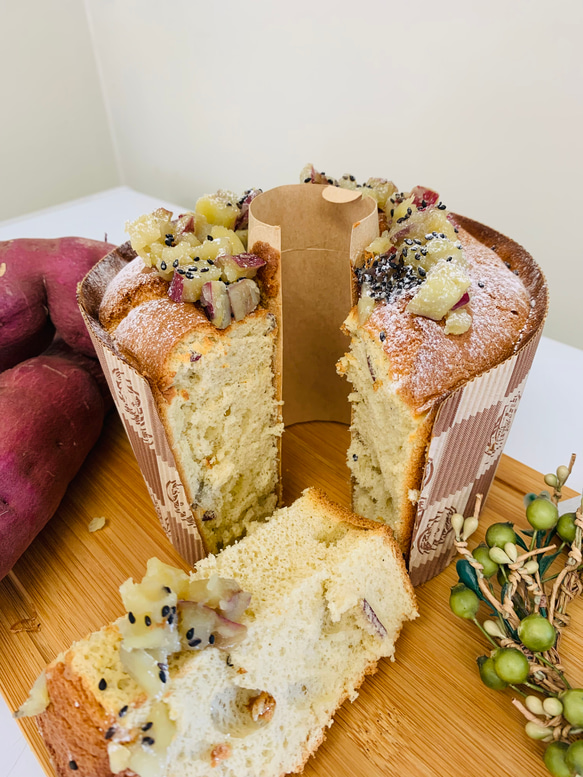 さぬきの金時芋シフォンケーキ 2枚目の画像