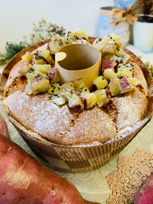 さぬきの金時芋シフォンケーキ 1枚目の画像