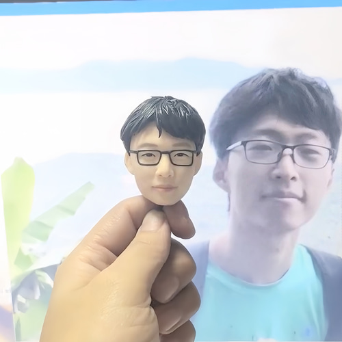 オーダーメイド】お写真で作るオリジナル ボブルヘッド 自分の