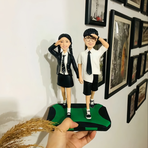 オーダーメイド】お写真で作るオリジナル ボブルヘッド 自分の