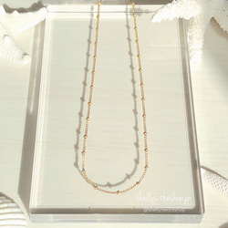 14kgf necklace ~ シンプルに　つけっぱなし用に　ひとつあると便利でかわいい♡ 2枚目の画像