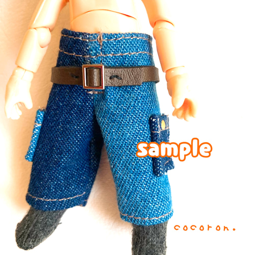 ミニチュアベルト】内周8センチ程 ねんどろいどどーる オビツ11 ドール