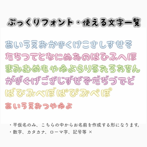 ぷっくり文字 くすみカラー 刺繍 名入れ 名前 刺繍キーホルダー