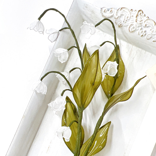 単品販売】すずらん 1本 f3007 一輪挿し・花瓶・花器 Cuore 通販