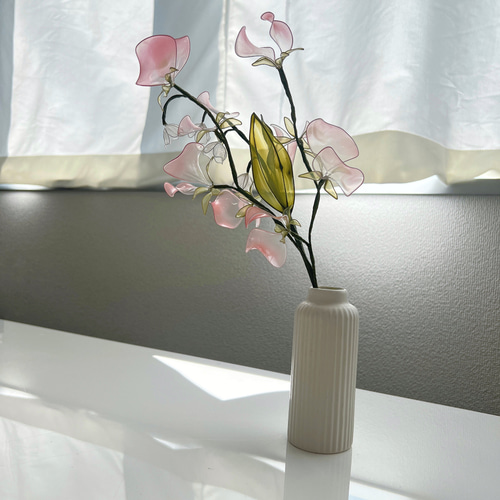 お得なブーケ】すずらんとスイートピーのプチブーケ 3本セット b2003