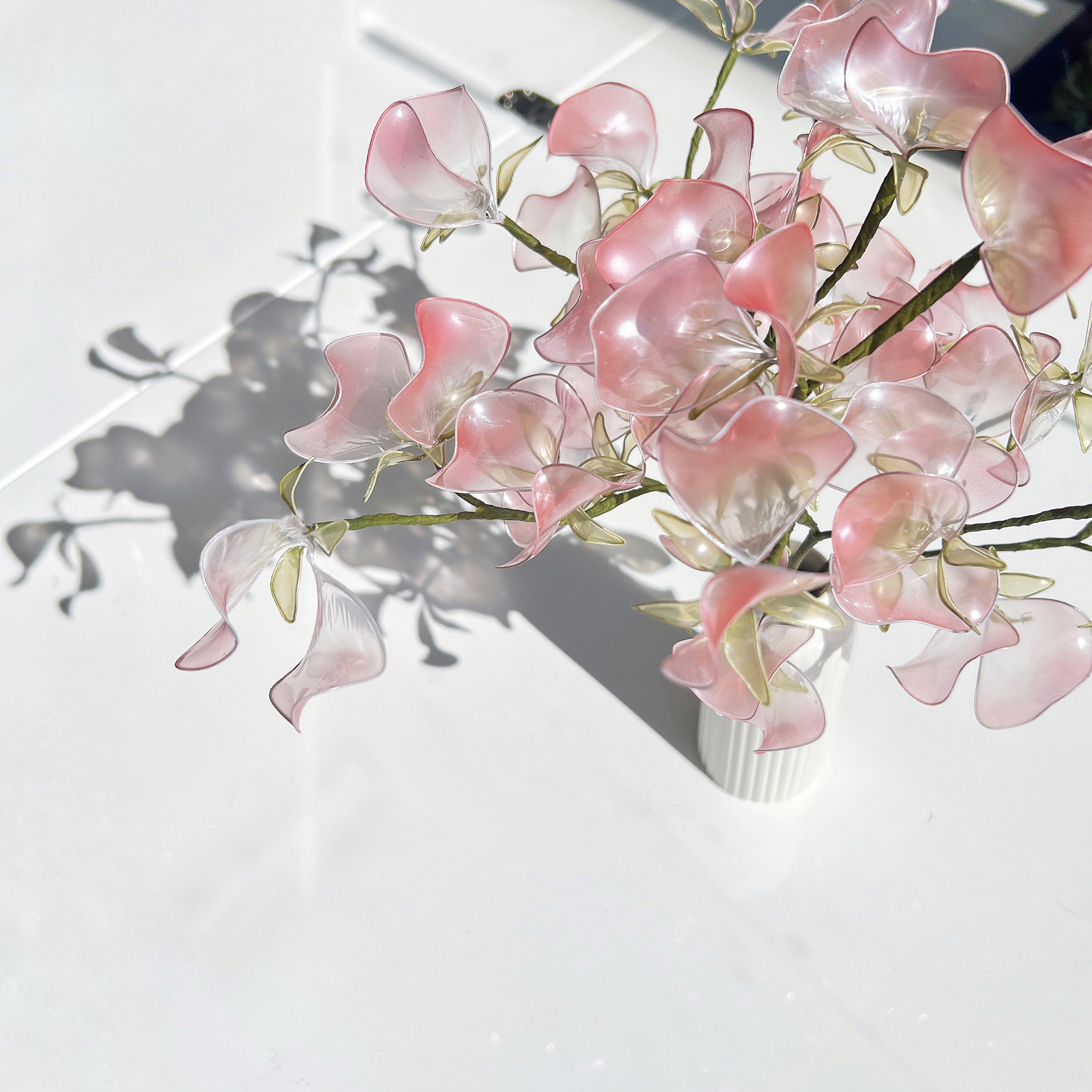 【お得なブーケ】すずらんとスイートピーのプチブーケ　3本セット　b2003