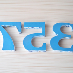 【大人気】<七五三 ナンバーオブジェ> 数字オブジェ　前撮り　記念撮影アイテム　撮影小物　７５３ 7枚目の画像