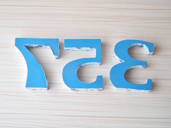 【大人気】<七五三 ナンバーオブジェ> 数字オブジェ　前撮り　記念撮影アイテム　撮影小物　７５３ 7枚目の画像