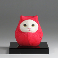 木製猫の彫刻 赤い首輪付き 楽天市場】猫 首輪 鈴【赤りんご】猫首輪 首輪 鈴付き リンゴ 猫