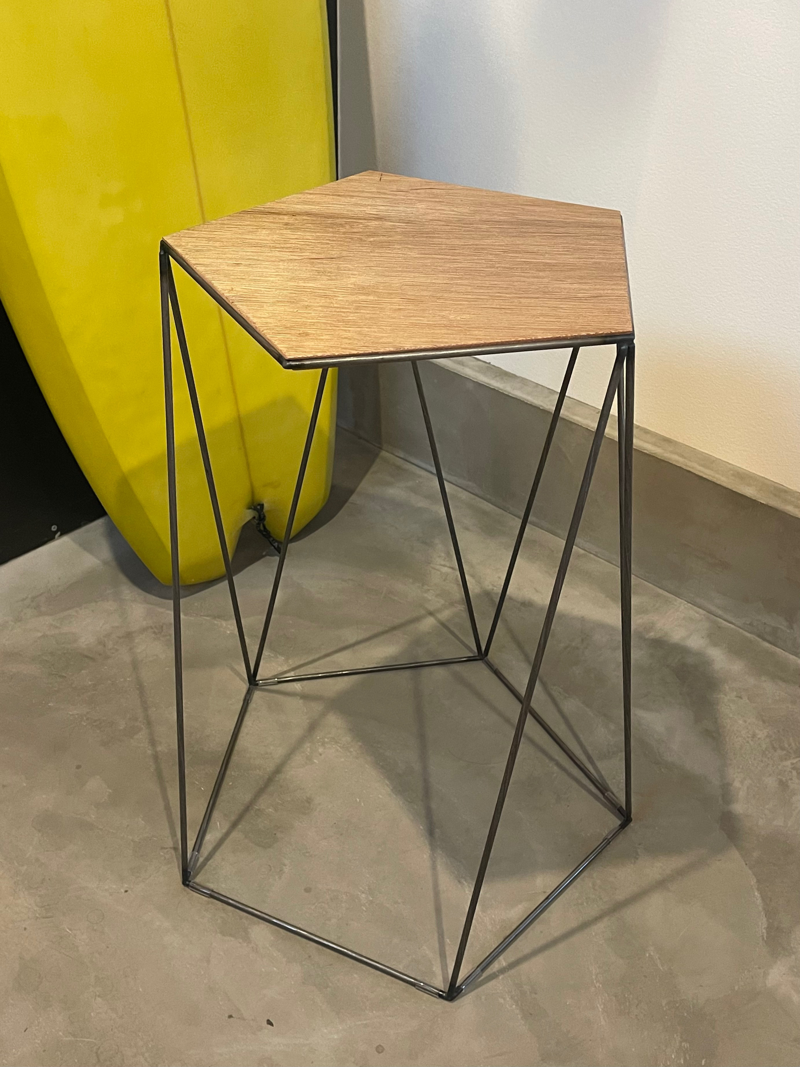 サイドテーブル “STAR”　H600mm  アイアン