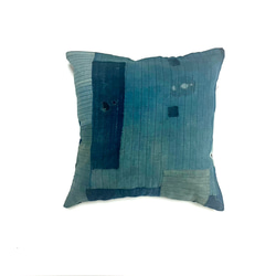 45x45 ビンテージ 藍染 襤褸 リメイク クッションカバー ボロ 3 45x45 ビンテージ 藍染 襤褸 リメイク パッチワーク クッション