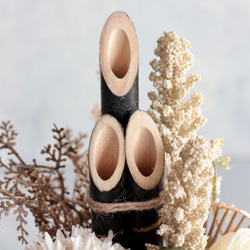 お正月 門松アレンジ シャビーシック 大人可愛い アーティフィシャルフラワー 玄関飾り 10枚目の画像