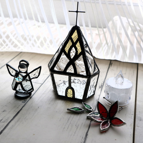 教会のキャンドルホルダー＋天使（受注製作） キャンドル・キャンドル