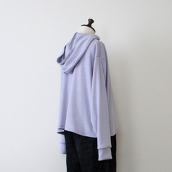 日本製☆SALE《2024AW》あったか＆洗える♪アクリルウールスムースニットパーカー 7枚目の画像