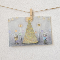 クリスマスツリー ポストカード / グッズ クリスマス Christmas Xmas