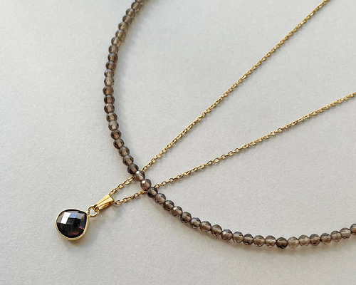 艶黒の輝き　本鼈甲ラウンドビーズネックレス 43cm 艶黒の輝き 本鼈甲ラウンドビーズネックレス 43cm