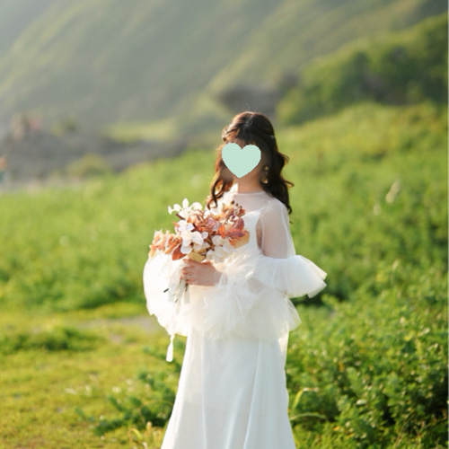 実例写真！ ツーピース トップス+スカート キャミソール 可愛い 前撮り  