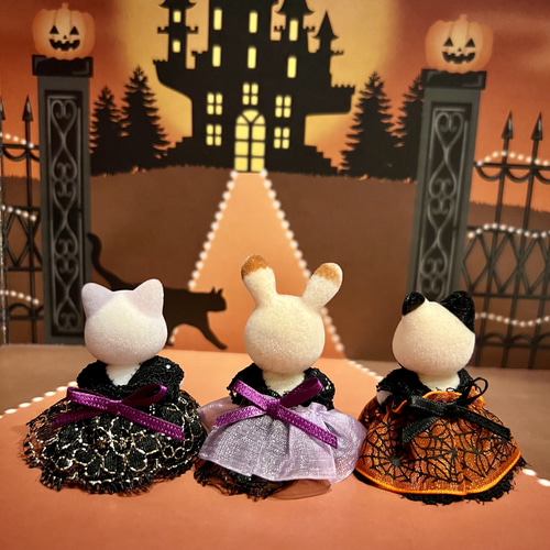 ハロウィン シルバニア リペイント リメイク ハンドメイド ハロウィン シルバニア リペイント リメイク ハンドメイド
