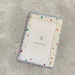 1点限定【B7トレカケース】硬質ケース 『 jewelry 』 clear whip deco