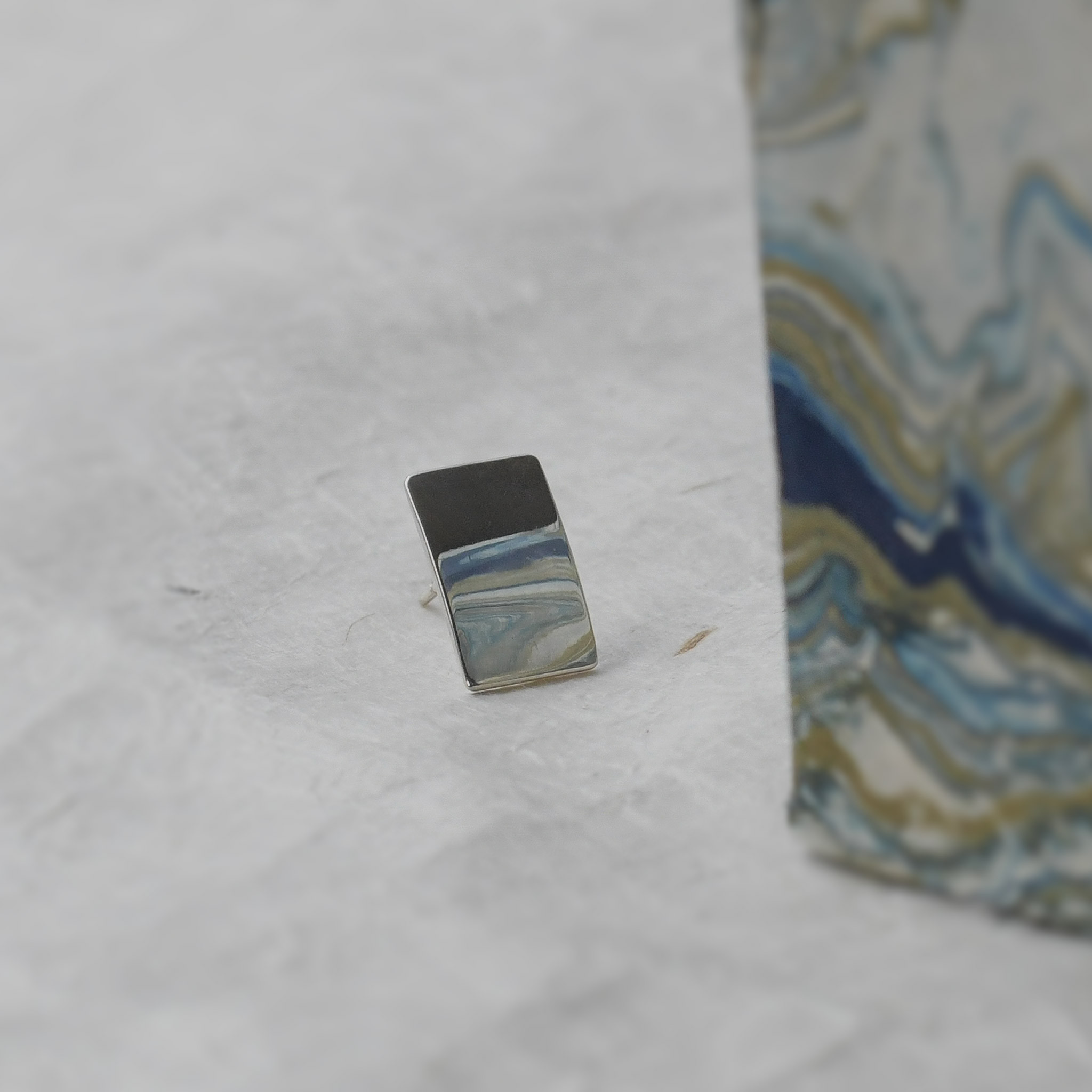 [SV925] Chandrama(月) - Pierce - ネパール語アクセサリーシリーズ