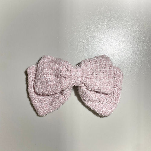 ツイードリボンバレッタ［ピンク］ バレッタ I & AM 通販 18303707