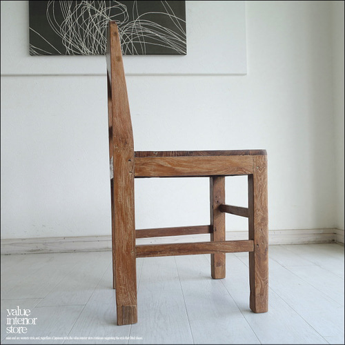 チークヴィンテージチェアEcole ダイニングチェア 椅子 イス スクール