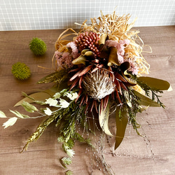 ラスト1束✨】プロテア•マティバのドライフラワースワッグ スワッグ