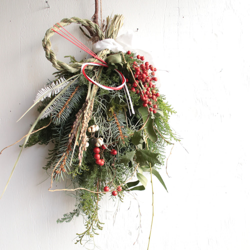 しめ縄リース 　No.2 しめ縄リースNo.2