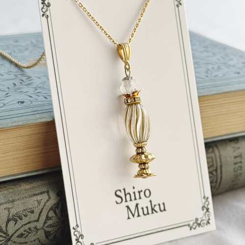 パフュームボトル 香水瓶 ペンダント ゴールド クラシカル