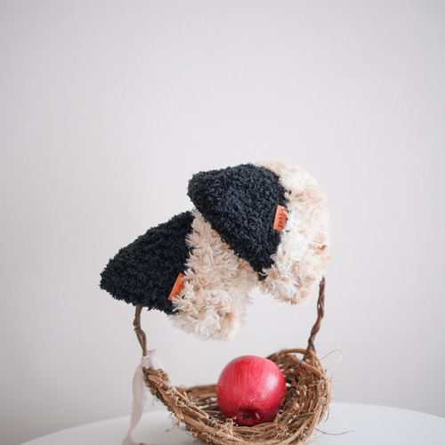 名入れ付き】モコモコ×ファーの猫耳帽子‍/猫耳帽子/ファーニット帽