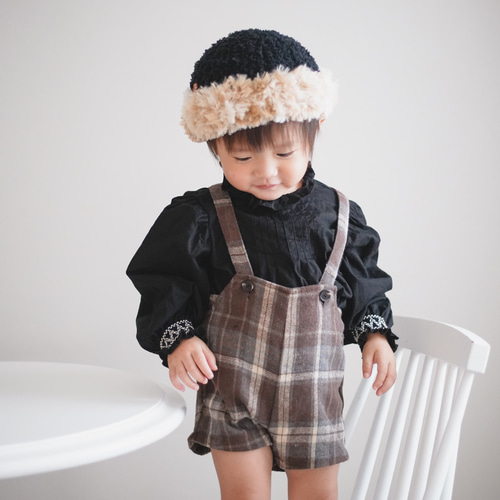 名入れ付き】モコモコ×ファーの猫耳帽子‍/猫耳帽子/ファーニット帽