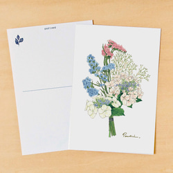 ポストカードセット　誕生花の花束　1月～6月 7枚目の画像