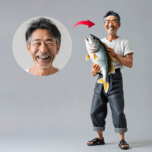 オーダーメイド】お写真で作るオリジナル ボブルヘッド 自分の