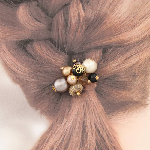 じゃらじゃら  ヘアゴム  秋色 1_4076083d76a75301ce5f6661772a