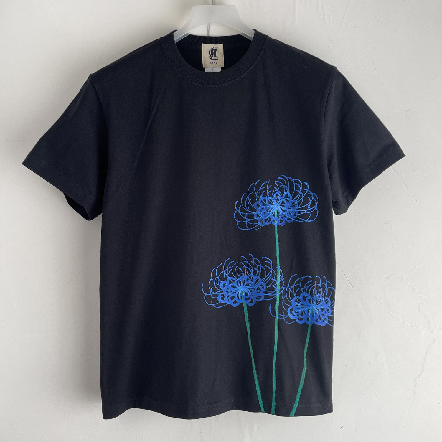 0658　シャツ　柄シャツ　モード系　彼岸花　花柄シャツ 0658 シャツ 柄シャツ モード系 彼岸花 花柄シャツ - メルカリ