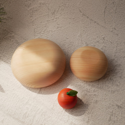 紀州ひのきのもっちり鏡もち Lサイズ 選べる土台３種　木／木製／鏡餅／正月飾り／門松 と一緒に 4枚目の画像