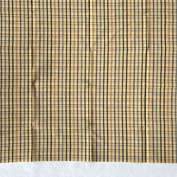 館林紬 ふろしき ベージュ格子【群馬産織物】 5枚目の画像