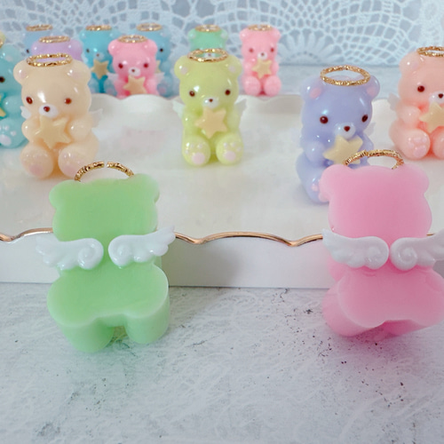 お月様大好き♡ゆめかわカラフルくま お月様大好き♡ゆめかわカラフルくま