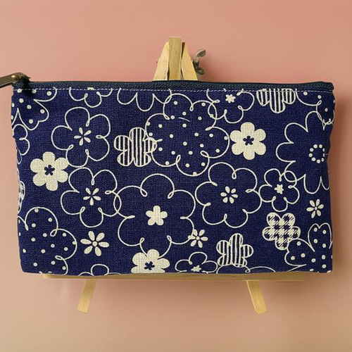 ハンドメイドファスナー付きポーチ ダブルファスナーのポーチ / Double Zipper Pouch / Sewing Tutorial