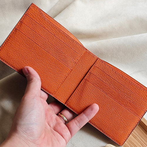ワニ革手縫ウォレット ワニ革使用2つ折り財布 手縫い商品 二つ折り財布 TOKYO BESPOKE