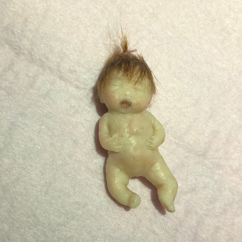 樹脂粘土ベビーおしゃぶりベビー女の子