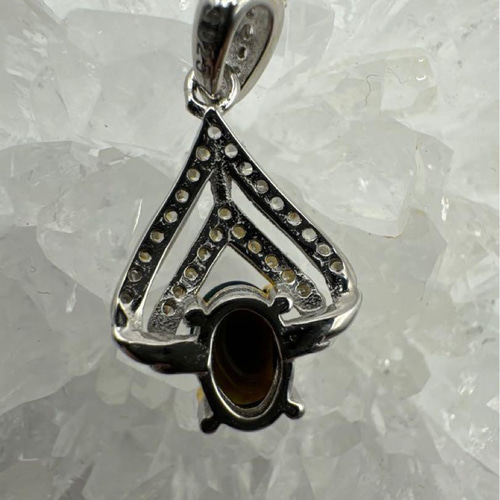 ブラックオパール ペンダントトップ 天然石 ペンダントトップ