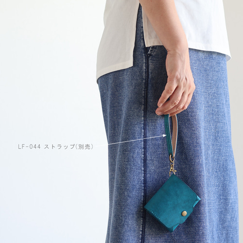 LF-021 お札が折れない 可愛い二つ折り財布 マルゴー×ヌメ革ツートン