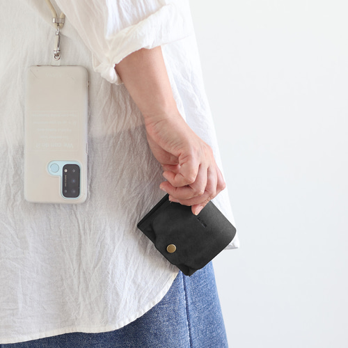 LF-021 お札が折れない 可愛い二つ折り財布 マルゴー×ヌメ革ツートン